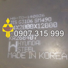 THÉP TẤM SM490 JIS G3106